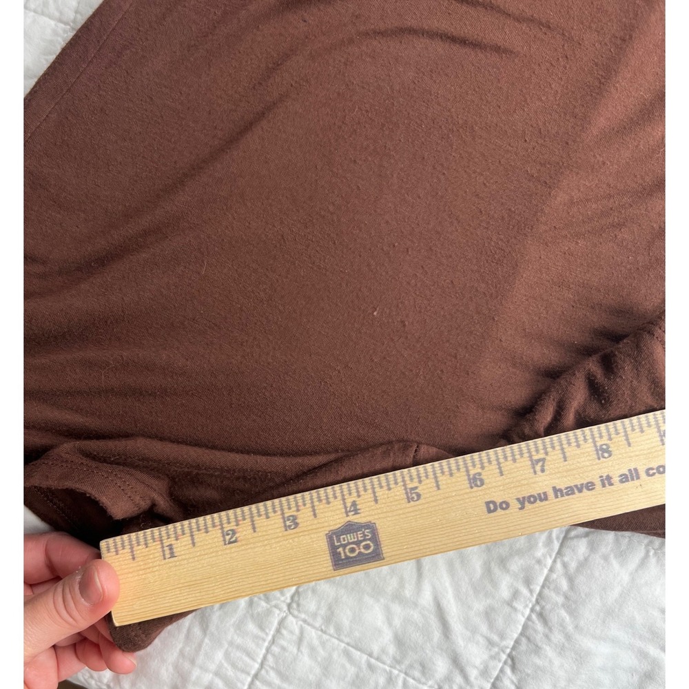 Naked Wardrobe Brown Cutout Tie Front Romper Sleeveless Sz L minimalist festival - Picture 4 of 8